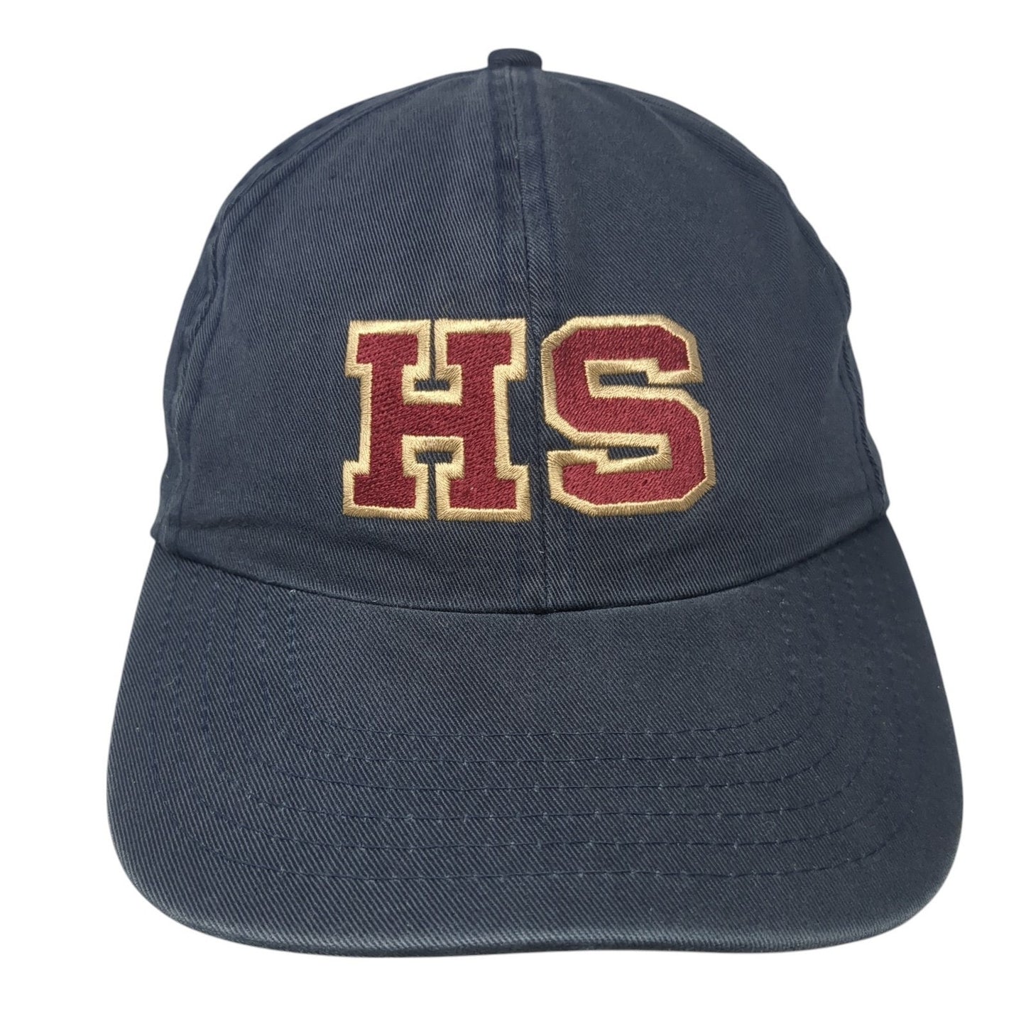 HS Hidden Springs Slideback Hat Blue One Size Adjustable Embroidered