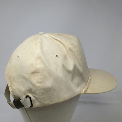 Nissin 5 Panel Beige One Size Hat Humanitarian Bowl Boise Idaho Rope Brim
