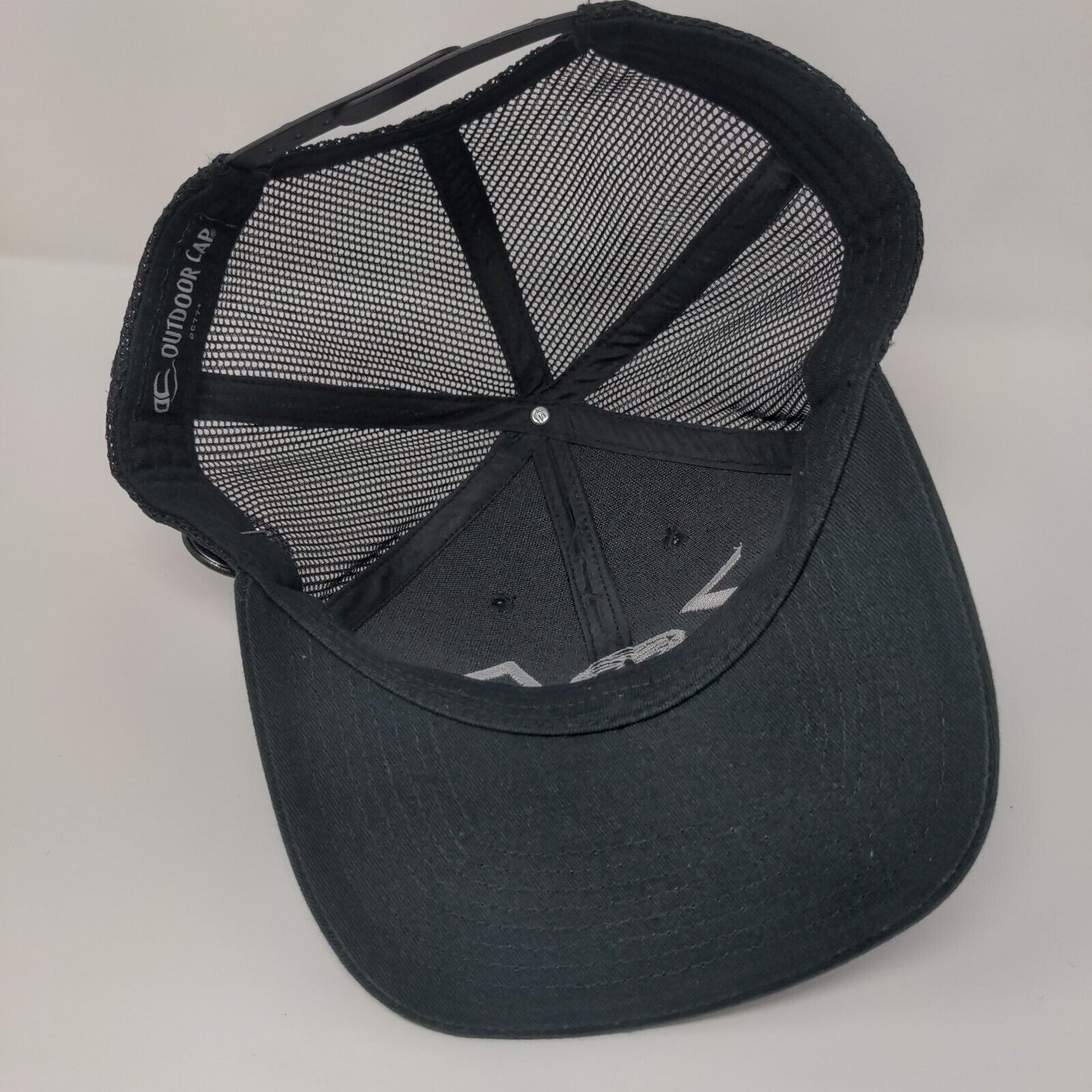 ZOA Snapback Mesh Back Trucker Hat Black Adult Pin Outdoor Cap