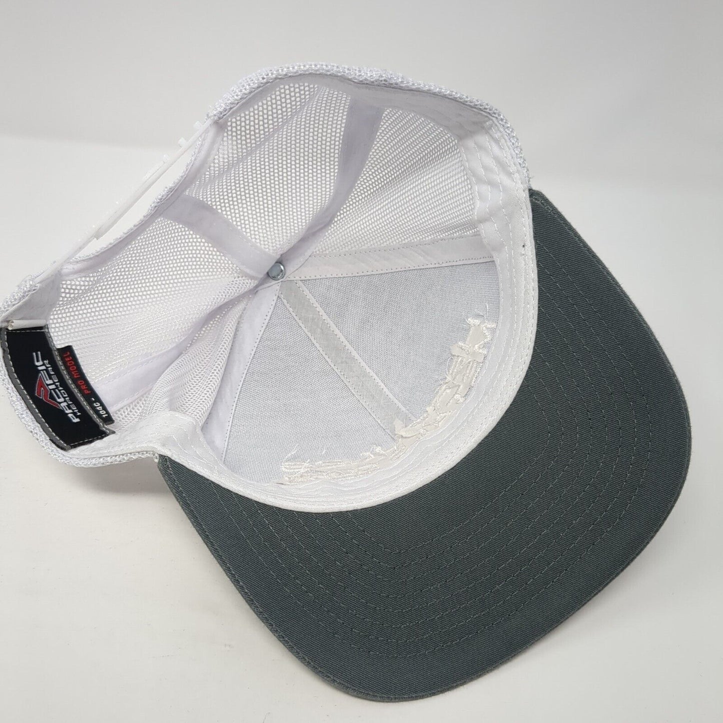 Hercules Metals Corp Snapback Trucker Hat Gray One Size Mesh Pacific Headwear
