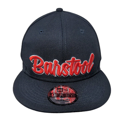 Barstool Snapback Hat Blue OSFM Solid Embroidered New Era 9Fifty