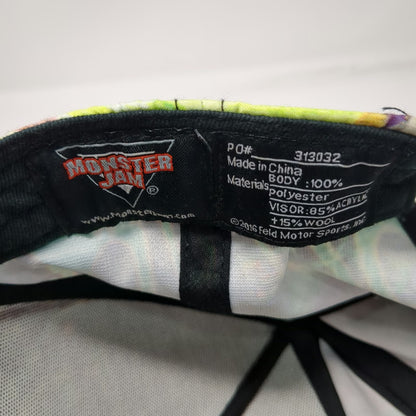 Monster Jam Boys 5 Panel Black One Size Grave Digger Monster Truck Snapback Hat