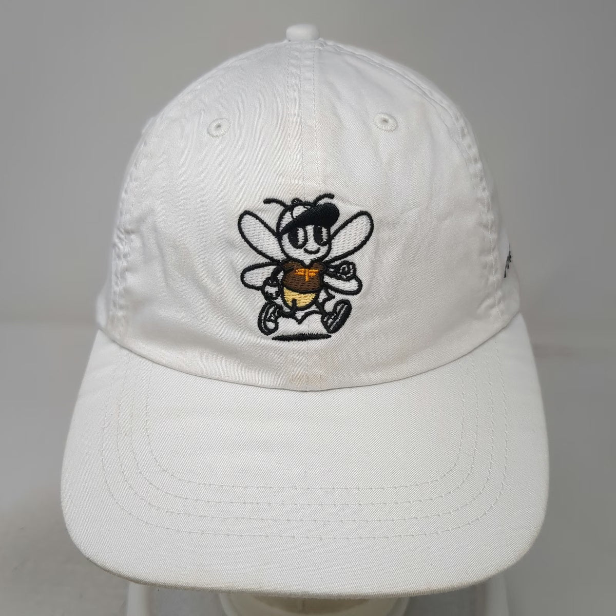 Imperial Baseball Cap White One Size Firefly Mascot Embroidered Strapback Hat