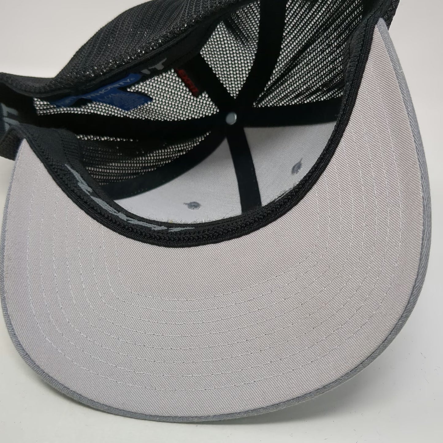 Port Authority Baseball Cap Gray XL Starr General Contracting Mesh Flexfit Hat