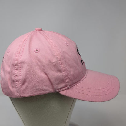 Toyota Baseball Cap Pink One Size Strapback Embroidered Logo Hat Cotton Car