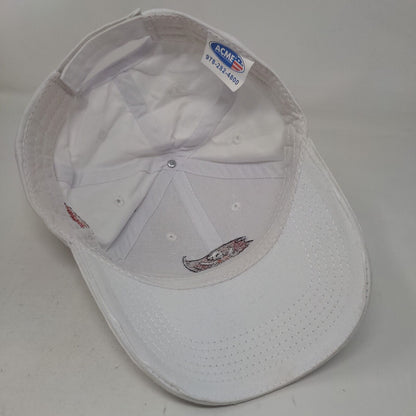 Acme Men's Strapback Hat White Embroidered Tampa Bay Buccaneers Logo