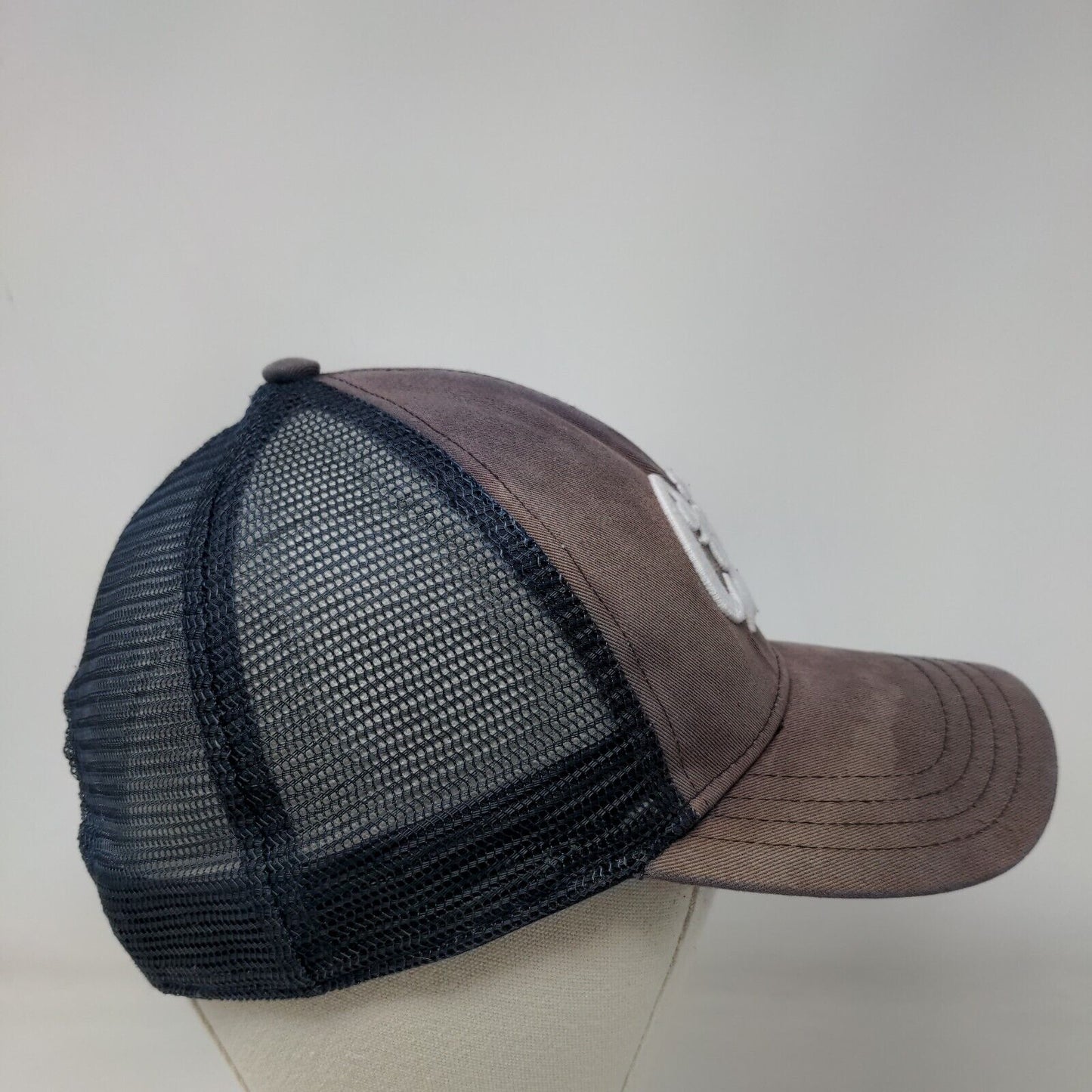 Costa USA Snapback Mesh Back Trucker Hat Blue One Size Embroidered