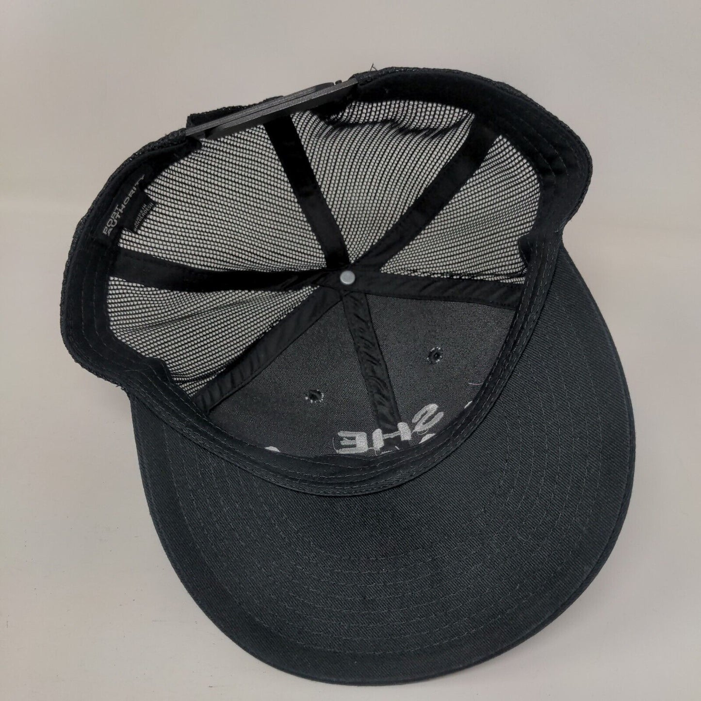 She Classs-A Snapback Trucker Hat Black One Size Adjustable Port Authority