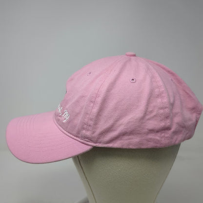 JHATS Baseball Cap Pink One Size Wildwood Crest NJ Sea Turtle Embroidered Hat