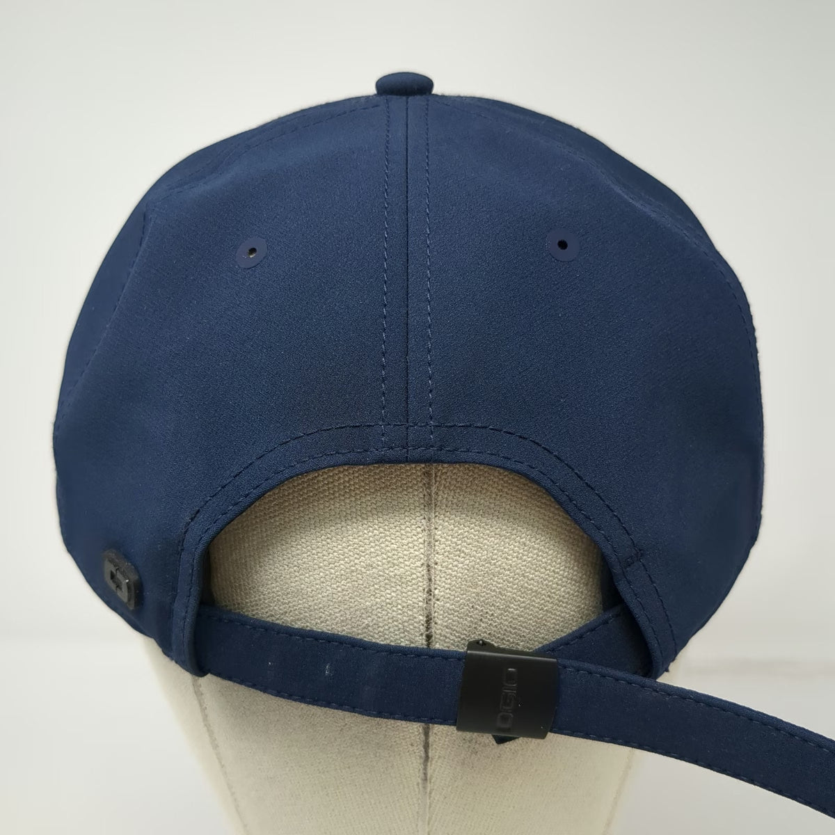OGIO Baseball Cap Blue One Size Adjustable Hat Strapback Stretch Curved Brim