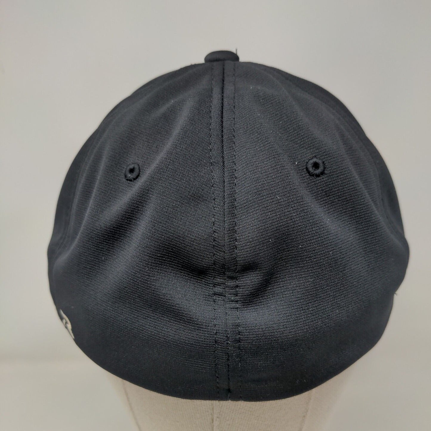 Richardson Fitted Hat Black L/XL Embroidered PTS20 Pulse Flexfit