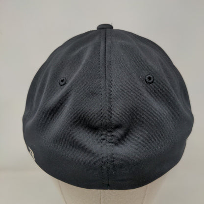 Richardson Fitted Hat Black L/XL Embroidered PTS20 Pulse Flexfit