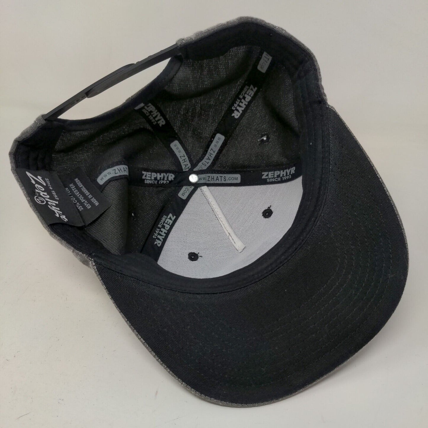 Zephyr Men's Snapback Hat Gray Embroidered Mile High Logo Cotton Blend W/Tags