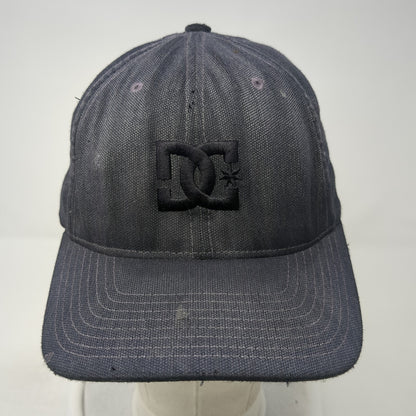 DC Fitted Baseball Cap Gray Medium Lightweight Embroidered 6 Panel Flexfit