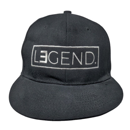 Legend Snapback Hat Black OSFA Embroidered 6 Panel To: Little Arrows