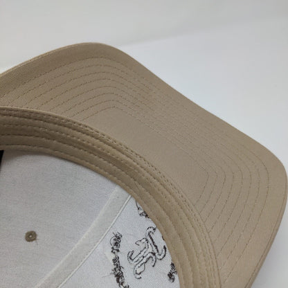 Cody Cattle Company Snapback 112 Trucker Hat Tan OSFA Mesh Back Richardson