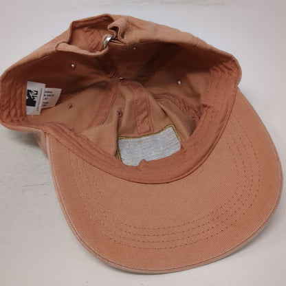MTV Baseball Cap Pink One Size Music Television Patch Slideback Adjustable Hat