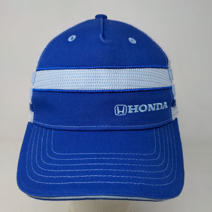 Honda Men's Slideback Mesh Back Hat Blue Embroiderd Logo Official