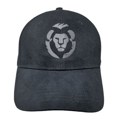 Port & Company Men's Slideback Hat Black Embroidered Kymera Lion Logo