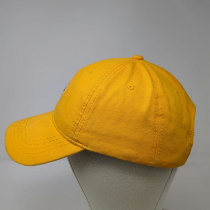 American Eagle Baseball Cap Yellow One Size Slideback Cotton Skull Logo Hat