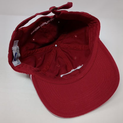 Sea Came Big Fine Key Florida Slideback Hat Red One Size Adjustable Fahrenheit