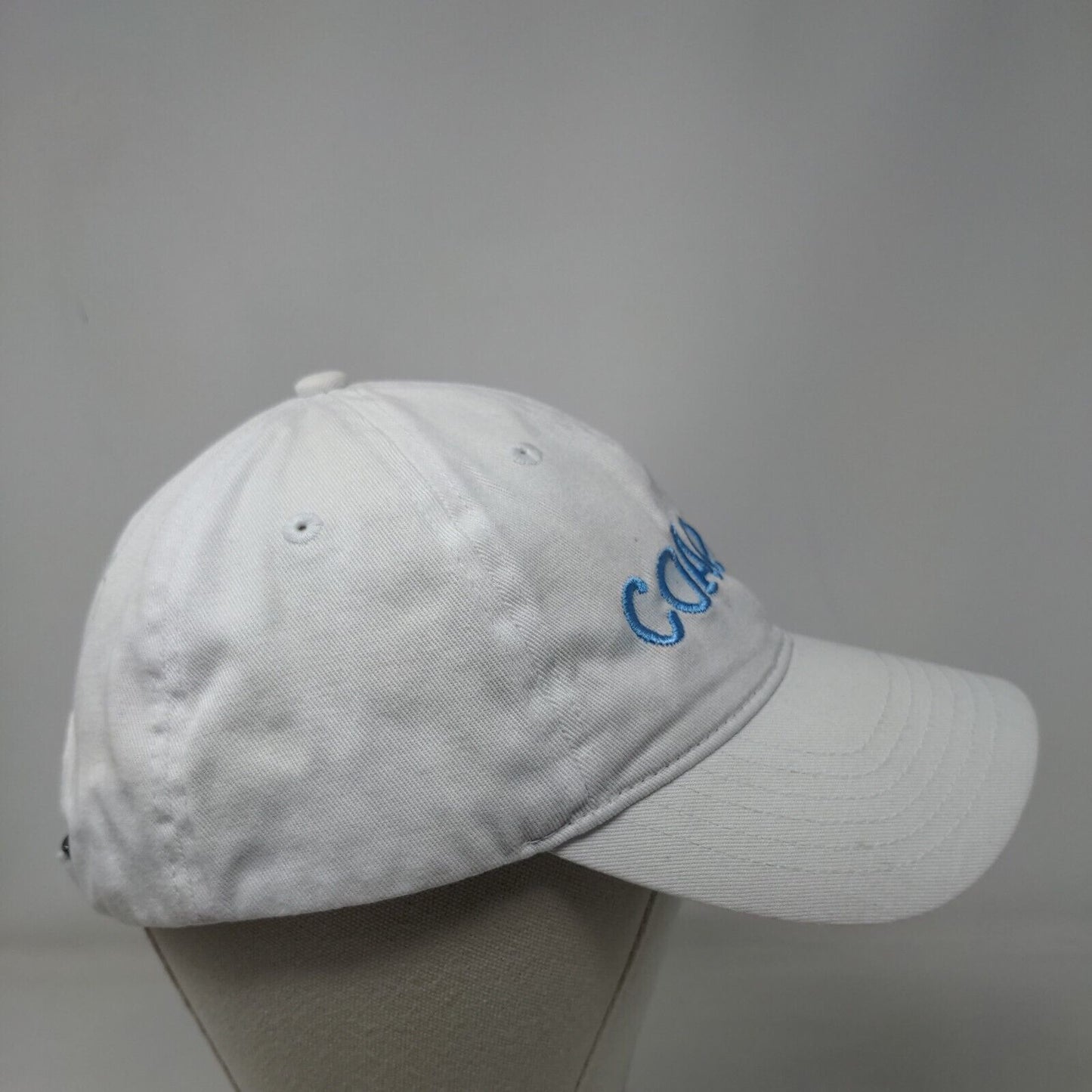 Coaqua Slideback Hat White One Size Adjustable Embroidered Fersten Worldwide