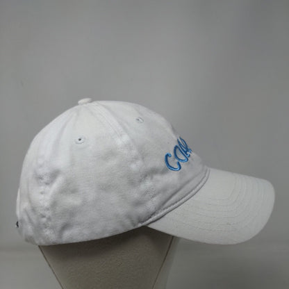 Coaqua Slideback Hat White One Size Adjustable Embroidered Fersten Worldwide