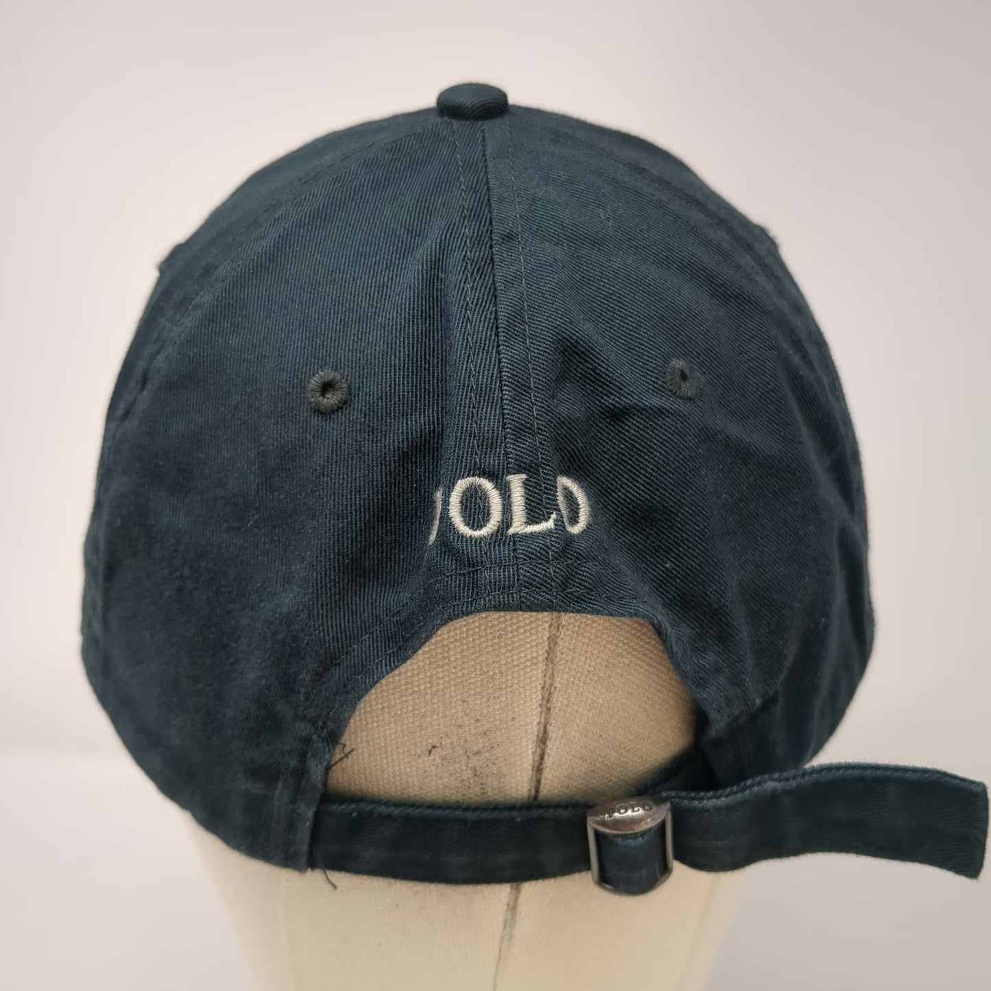 Polo Ralph Lauren Blue Baseball Cap One Size Adjustable Pony Logo Chino Hat