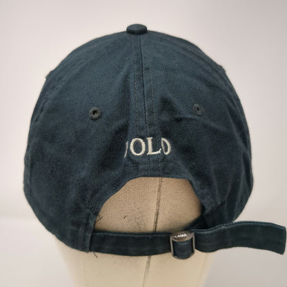 Polo Ralph Lauren Blue Baseball Cap One Size Adjustable Pony Logo Chino Hat