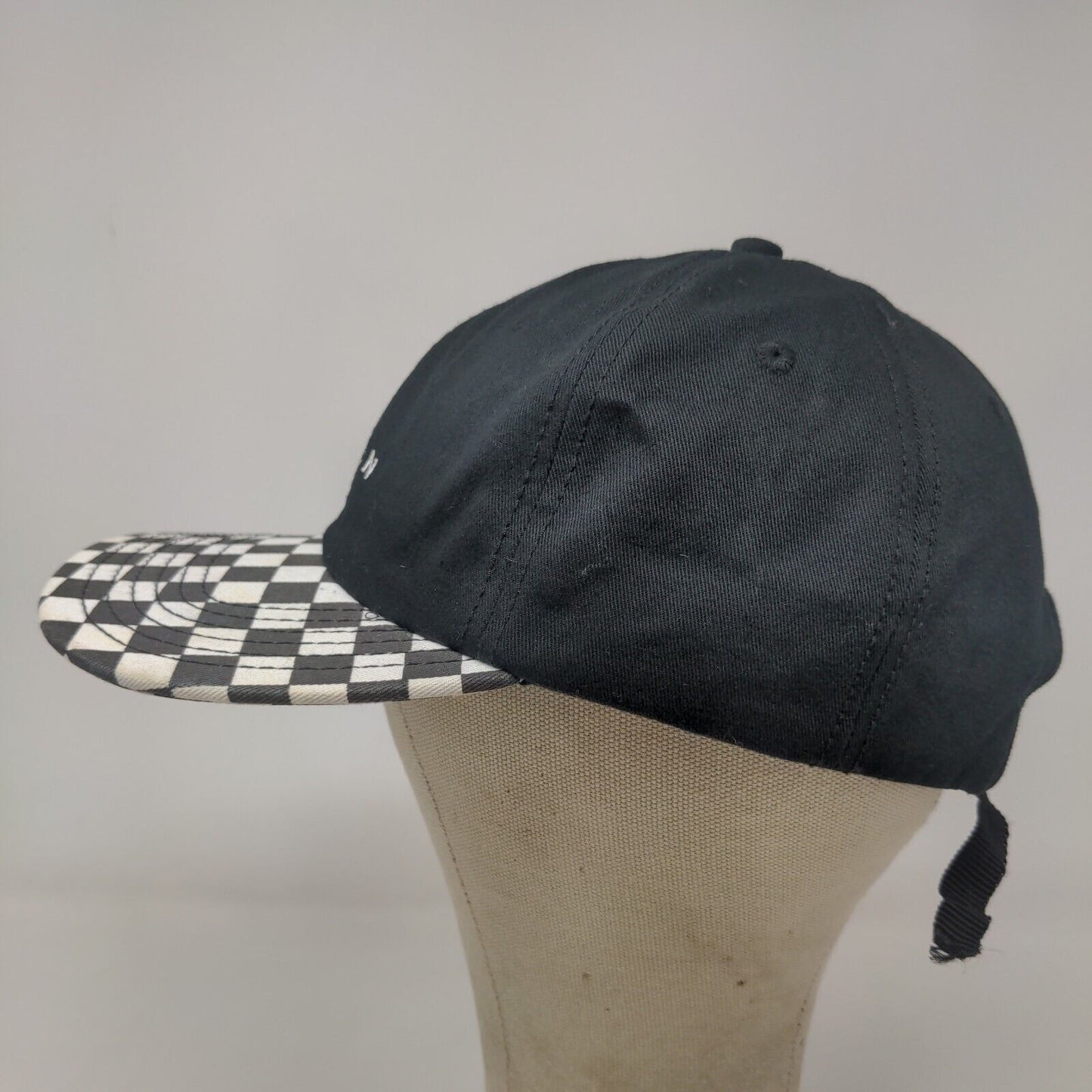 Art Class Men's Slideback Hat Black Size OSFM Embroidered Driven Check Pattern