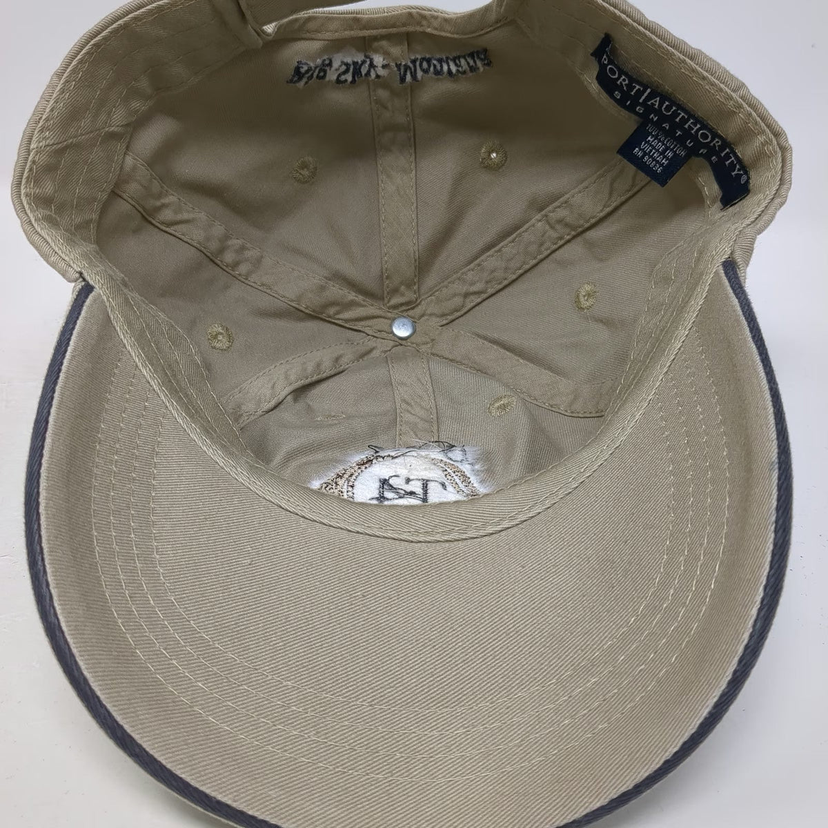 Port Authority Baseball Cap Beige One Size Big Sky Montana Bucks T-4 Lasso Hat