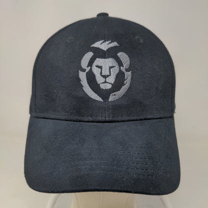 Port & Company Men's Slideback Hat Black Embroidered Kymera Lion Logo