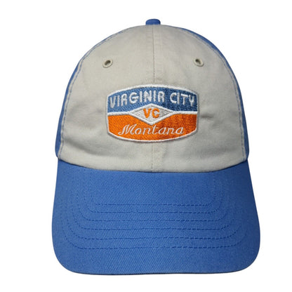 Virginia City Montana Slideback Hat Multicolor OSFM Adjustable 6 Panel KC Caps