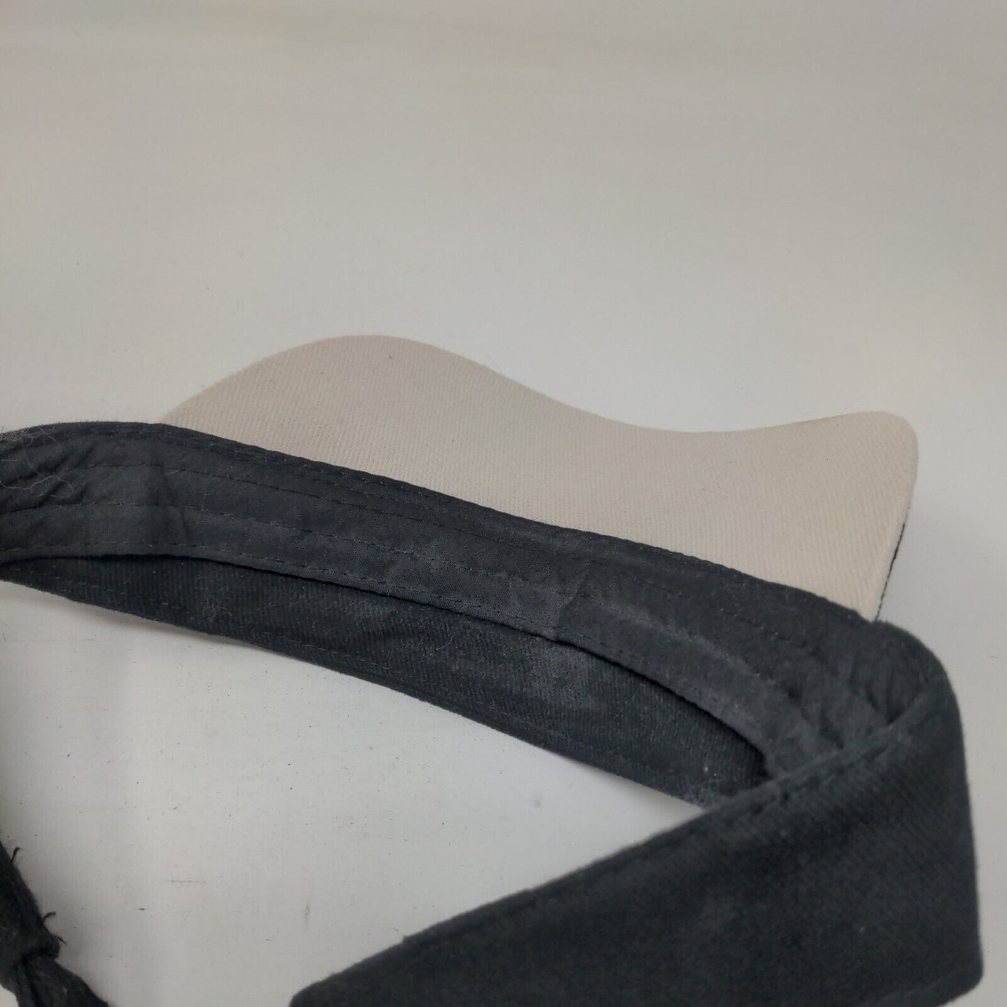 Unbranded Strapback Sun Visor Cap Hat Black OSFA 100% Cotton Adjustable