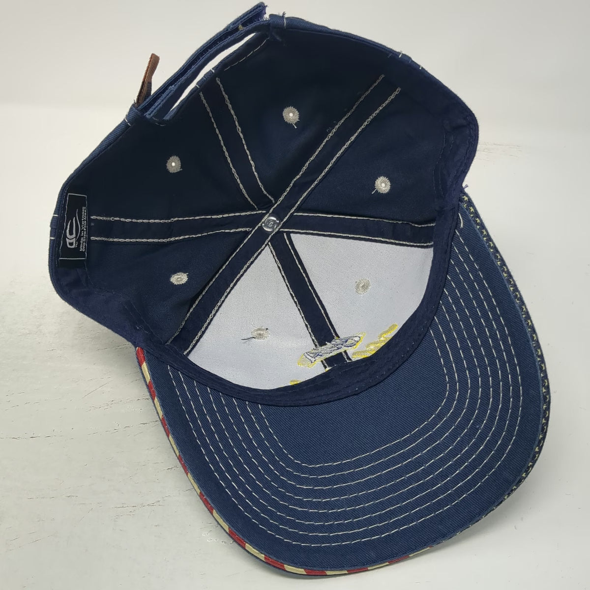 Outdoor Cap Blue One Size Baseball Cap C&K Metals Contrast Stitching USA Hat