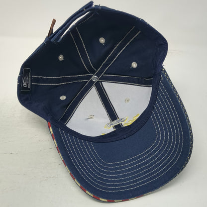 Outdoor Cap Blue One Size Baseball Cap C&K Metals Contrast Stitching USA Hat