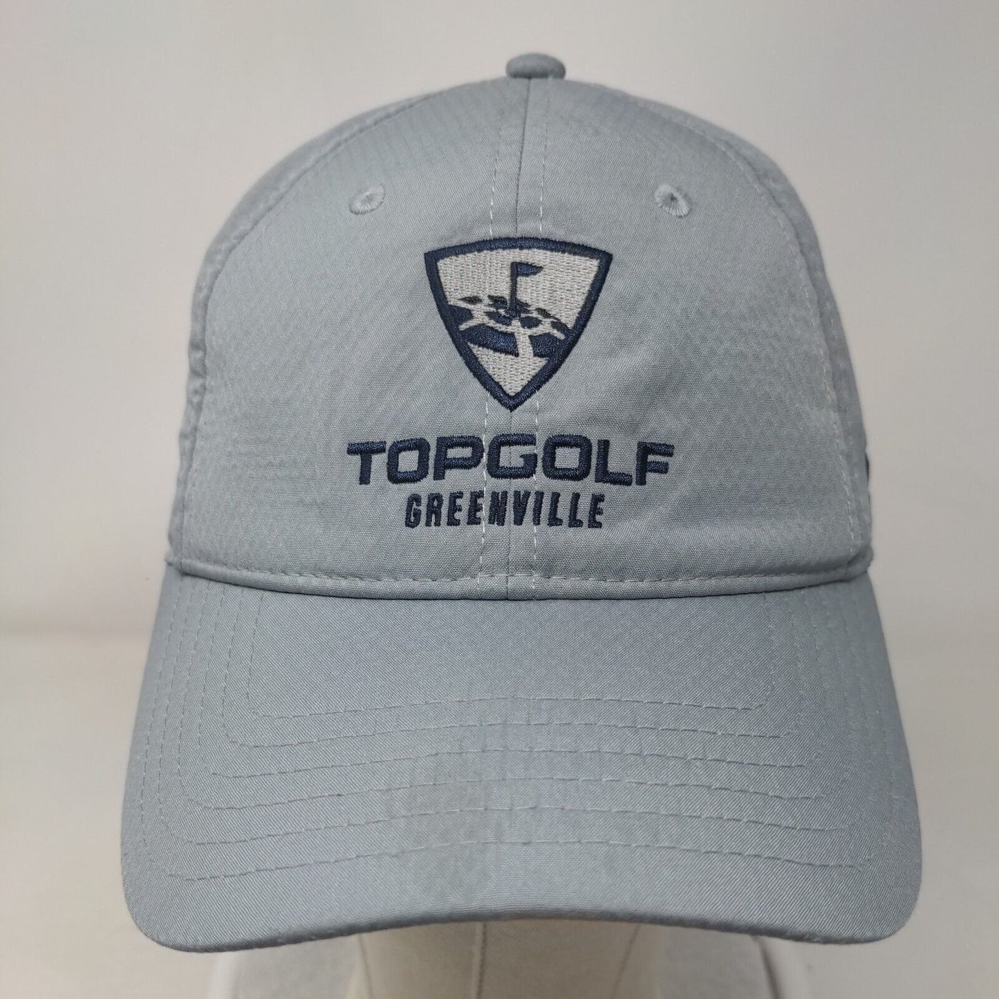 Topgolf Greenville Strapback Hat Gray OSFA Adjustable Embroidered Under Armour