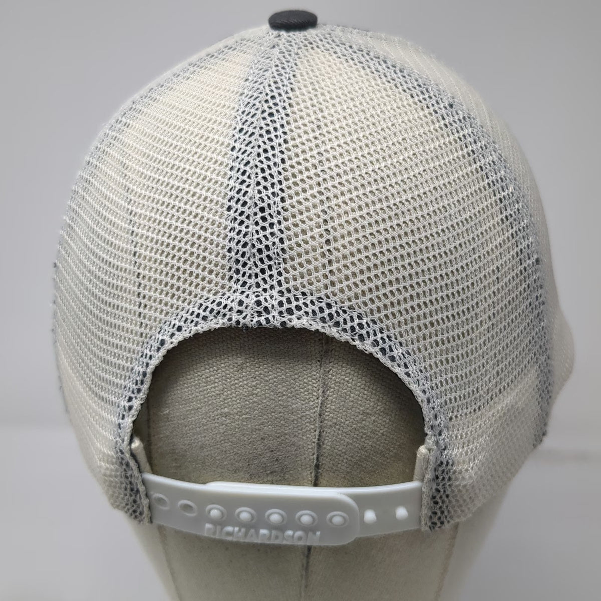 Richardson Trucker Hat Gray One Size Universal Athletic Snapback Mesh Adjustable