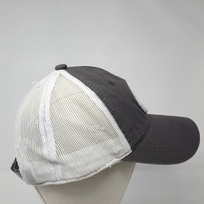 CU Patch Snapback Mesh Back Trucker Hat Gray One Size Outdoor Cap