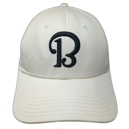 Otto Beechcraft Baseball Cap White One Size Slideback Side Logo 100% Cotton Hat