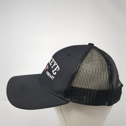 Sockeye Brewing Company Snapback Trucker Hat Black OS Adjustable Mesh Richardson