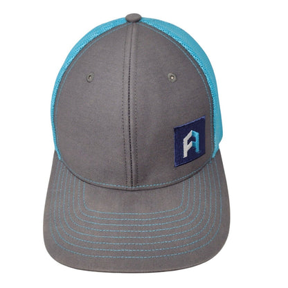 Richardson Snapback Mesh Back Trucker Hat Multi OSFA Embroidered Logo