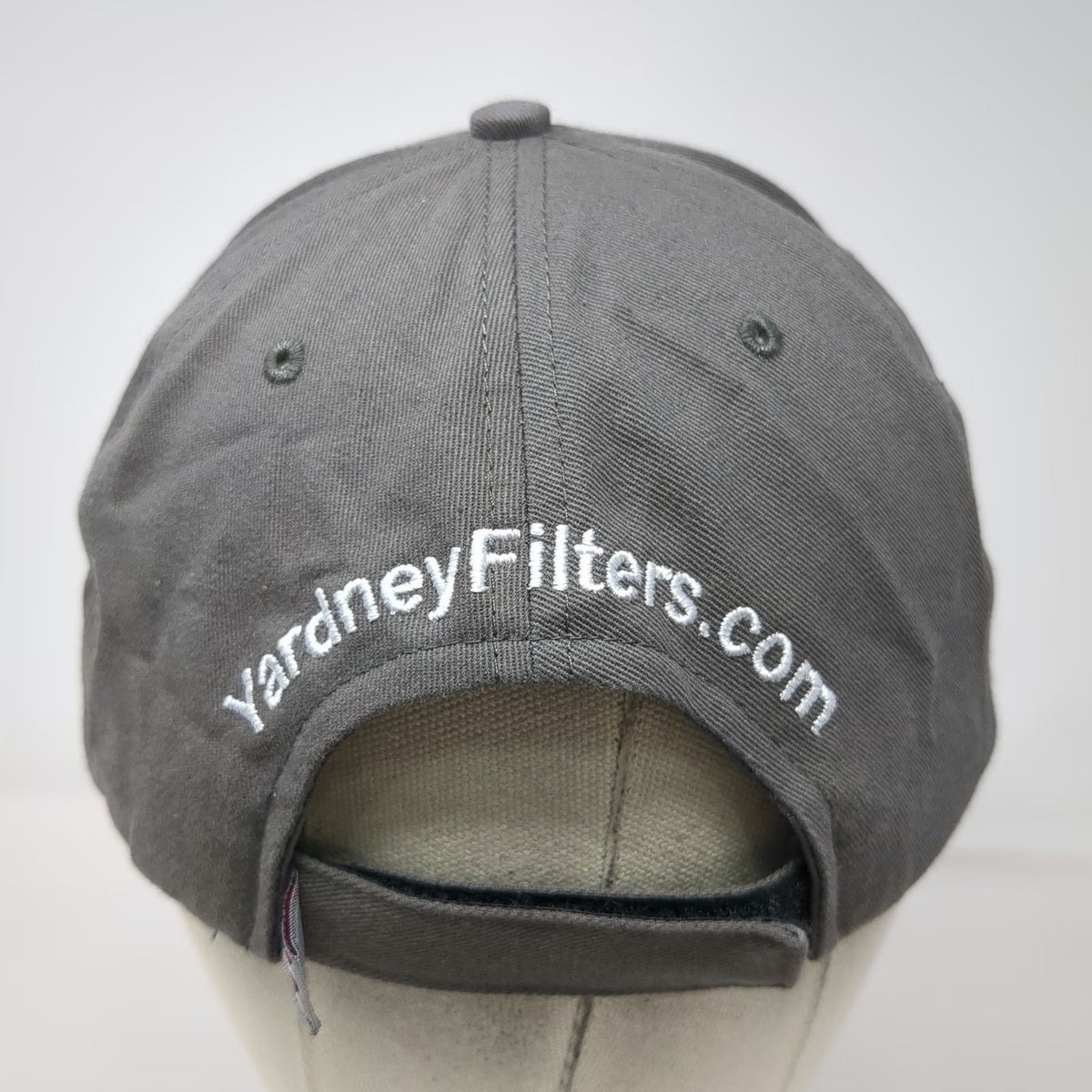 The Hat Source 5 Panel Gray One Size Yardney Water Filtration Strapback Hat