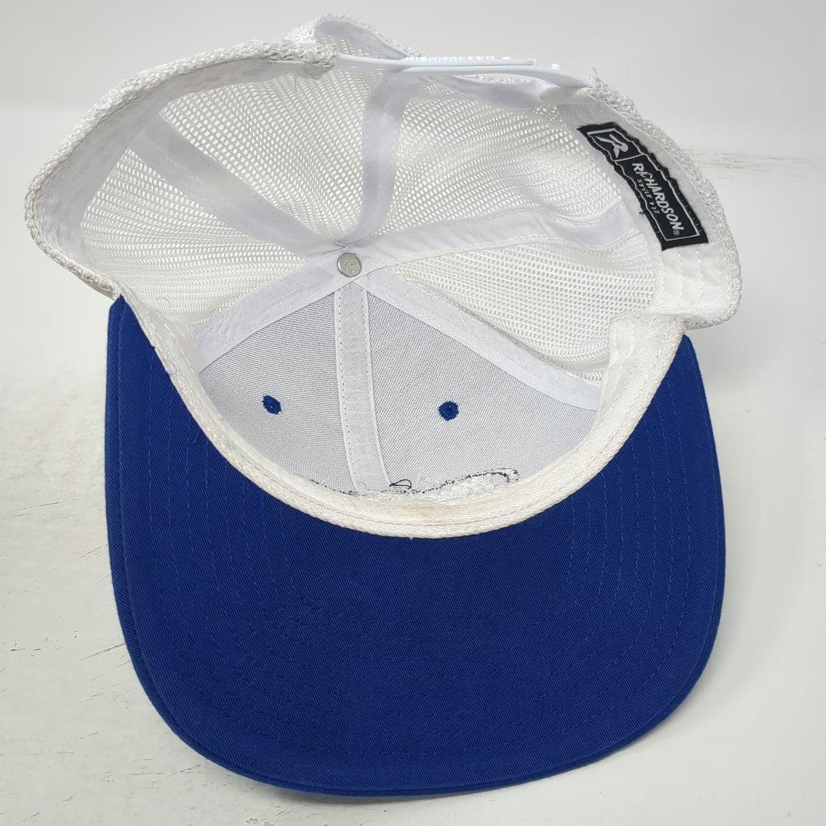 Richardson Trucker Hat Blue One Size King Ropes Sheridan Wyoming Mesh Snapback