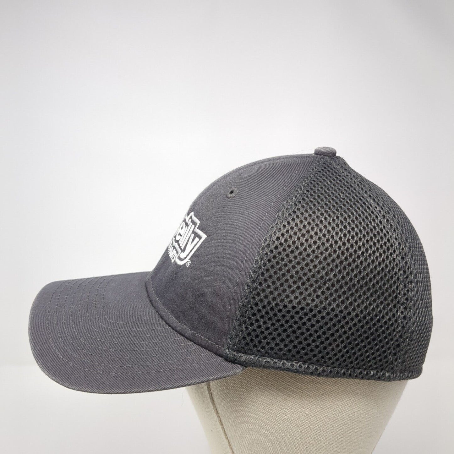 O'Reilly Auto Parts Fitted Hat Gray Medium-Large Stretch New Era 6 Panel