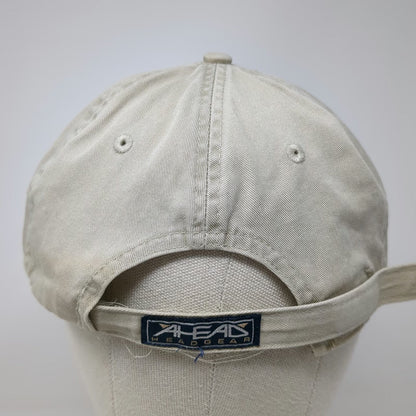 Ahead Baseball Cap Beige One Size Lahaina Maui Divers Scuba Flag Hawaii Hat