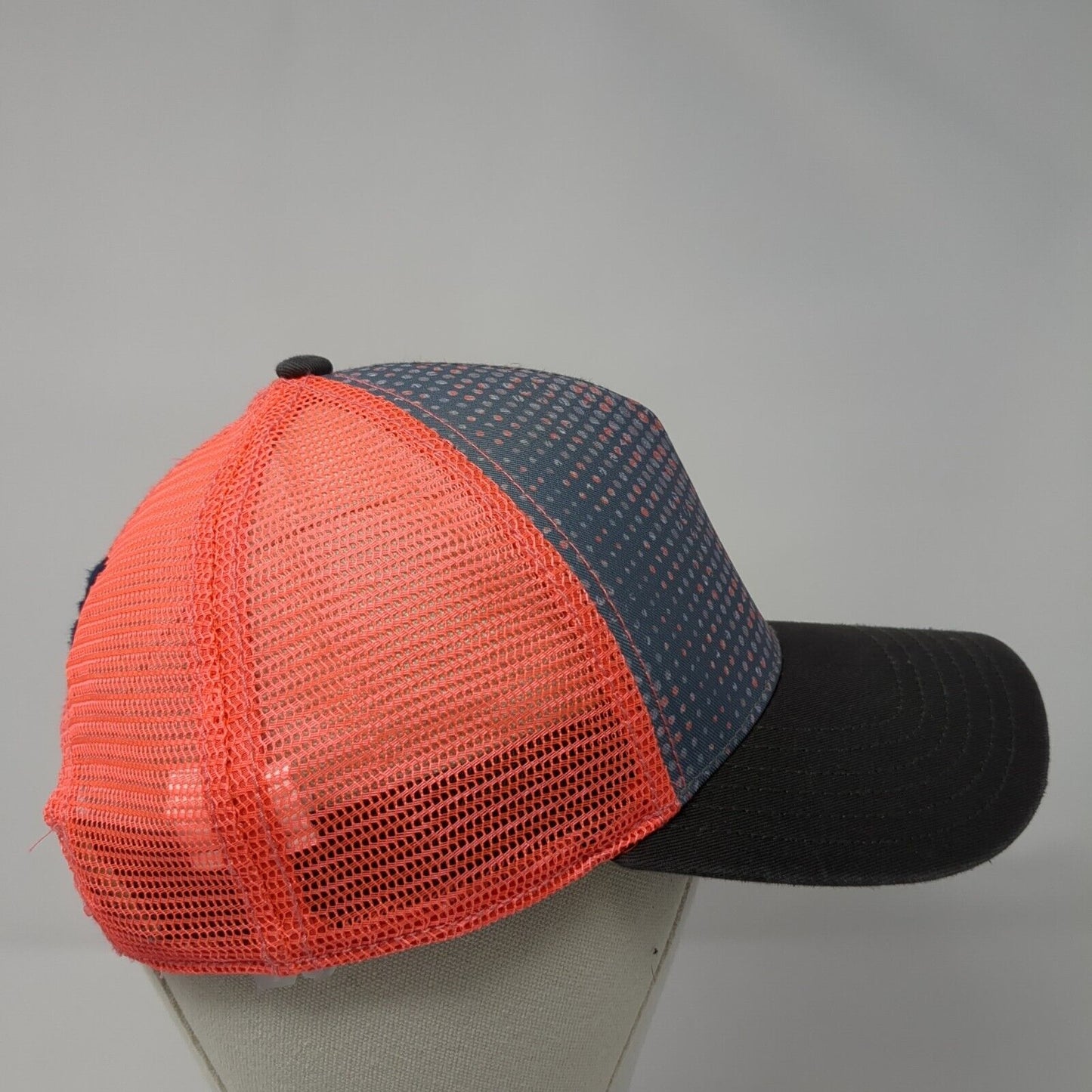 prAna Snapback Mesh Back Trucker Hat Multi One Size Geometric Adjustable