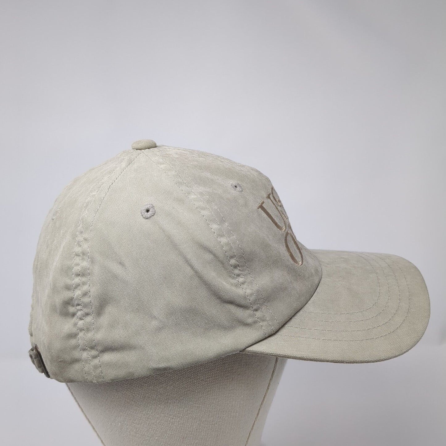 US Open 2000 Pebble Beach Slideback Hat Tan One Size Adjustable Imperial