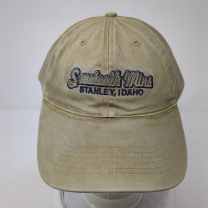 Sawtooth Mtns Stanley Strapback Hat Brown One Size Adjustable Levelwear