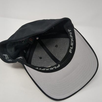 AgDirect Fitted Hat Black One Size Flexfit Lightweight Embroidered Yupoong